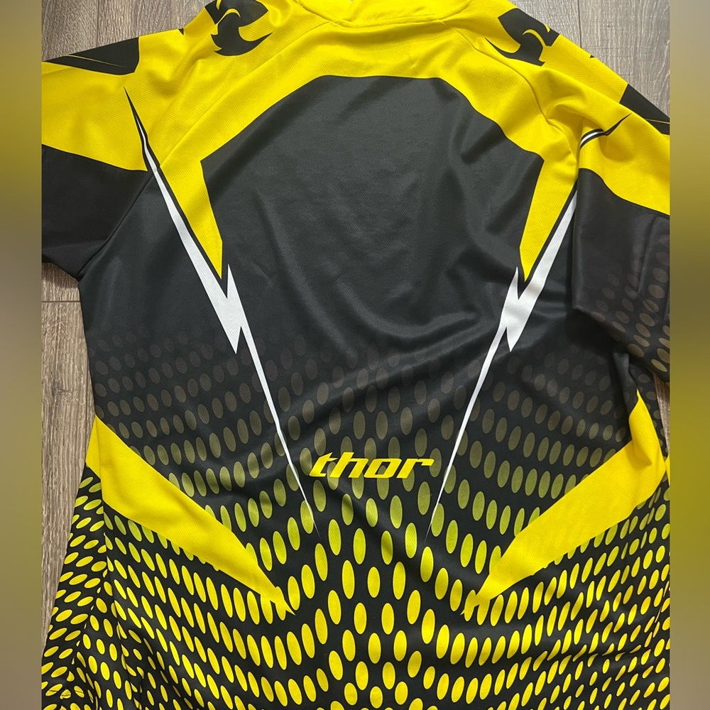 Thor XXXL Black and Yellow Graphic Jersey - Picture 9 of 11